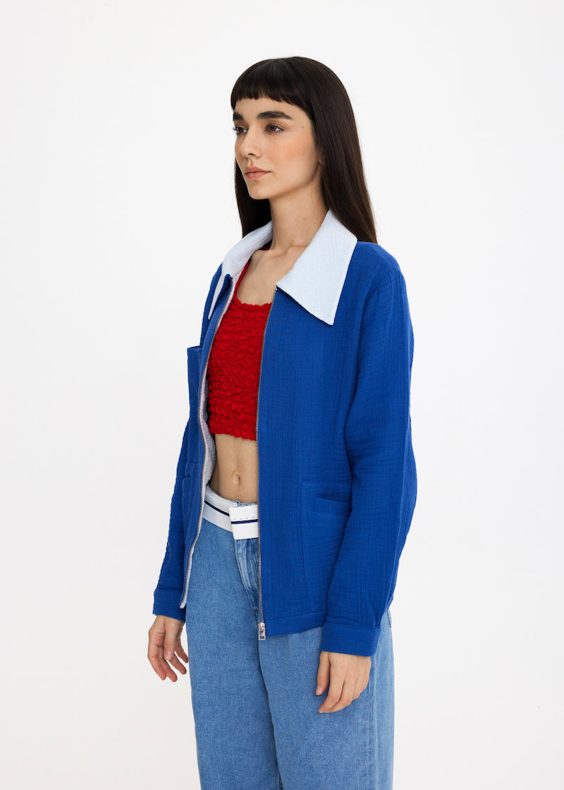 v-jacket-blue-100-cotton-wide-collar-unisex-sustainable-eco-friendly-bomber-jacket
