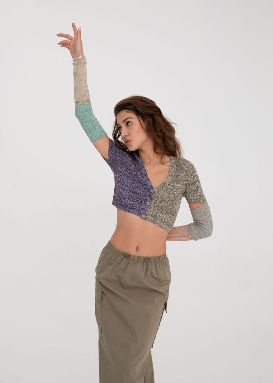 puzzle-crop-cardigan-v-neck-detachable-sleeves-100-organic-cotton-sustainable-eco-friendly-garments