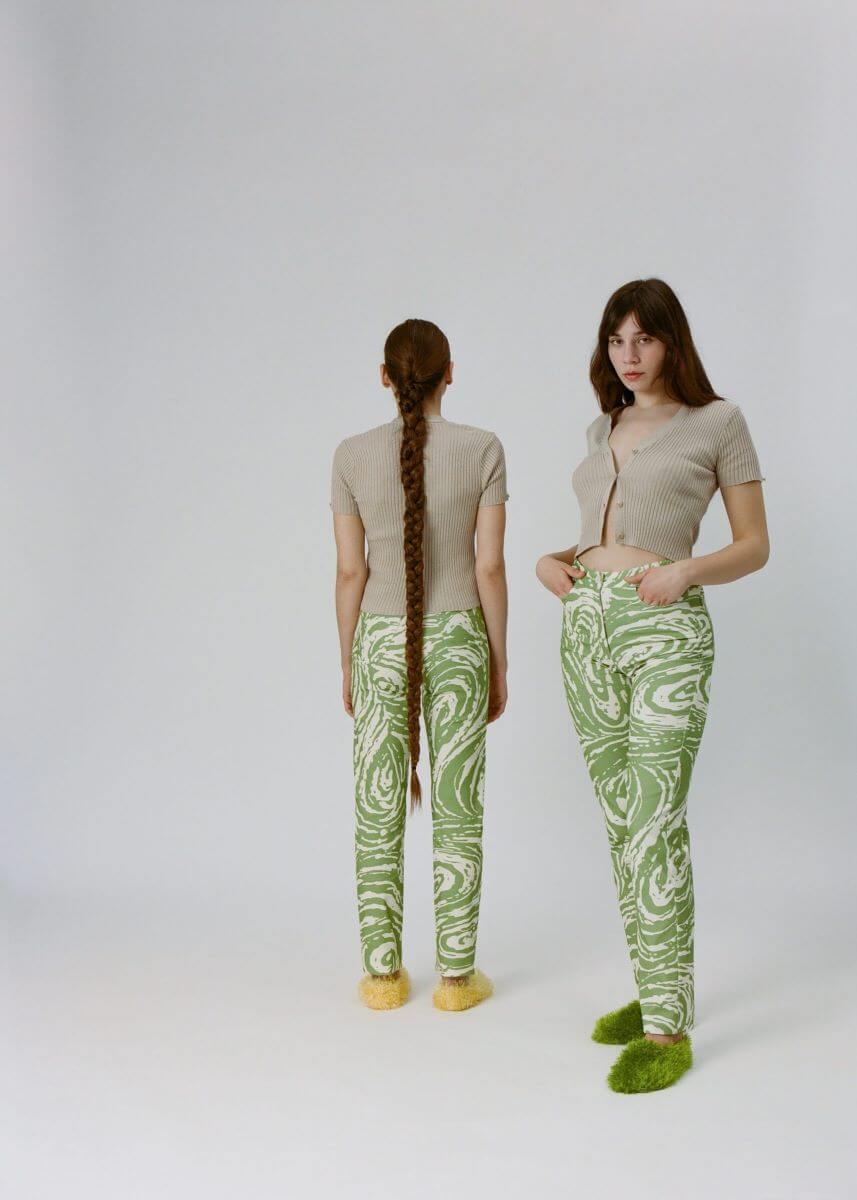 Lokum Pants Green 100% Organic Cotton Sustainable Clothing – Vatka CO.
