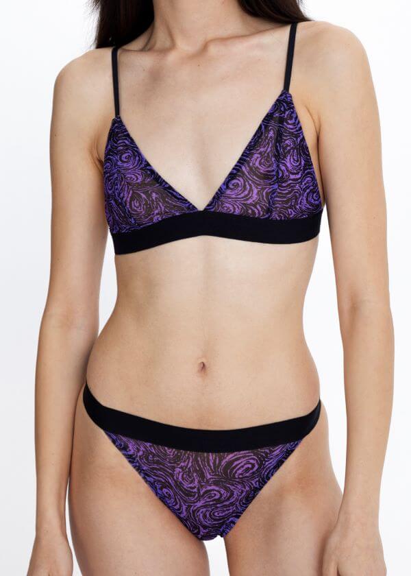 High Rise Brief - Orchid Purple  TENCEL™ Underwear – Stripe & Stare USA